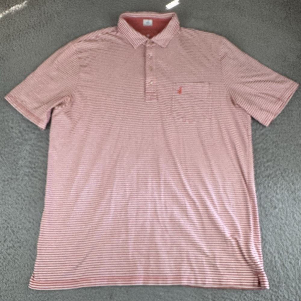 Johnnie O Hangin Out Polo Shirt Mens Xl Striped Casual Golf Summer